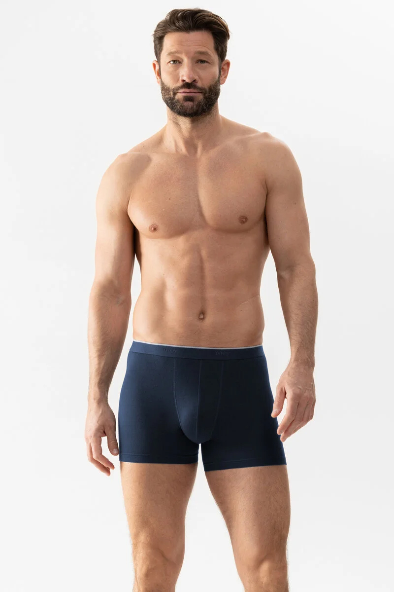 Mey boxershort dry cotton blauw