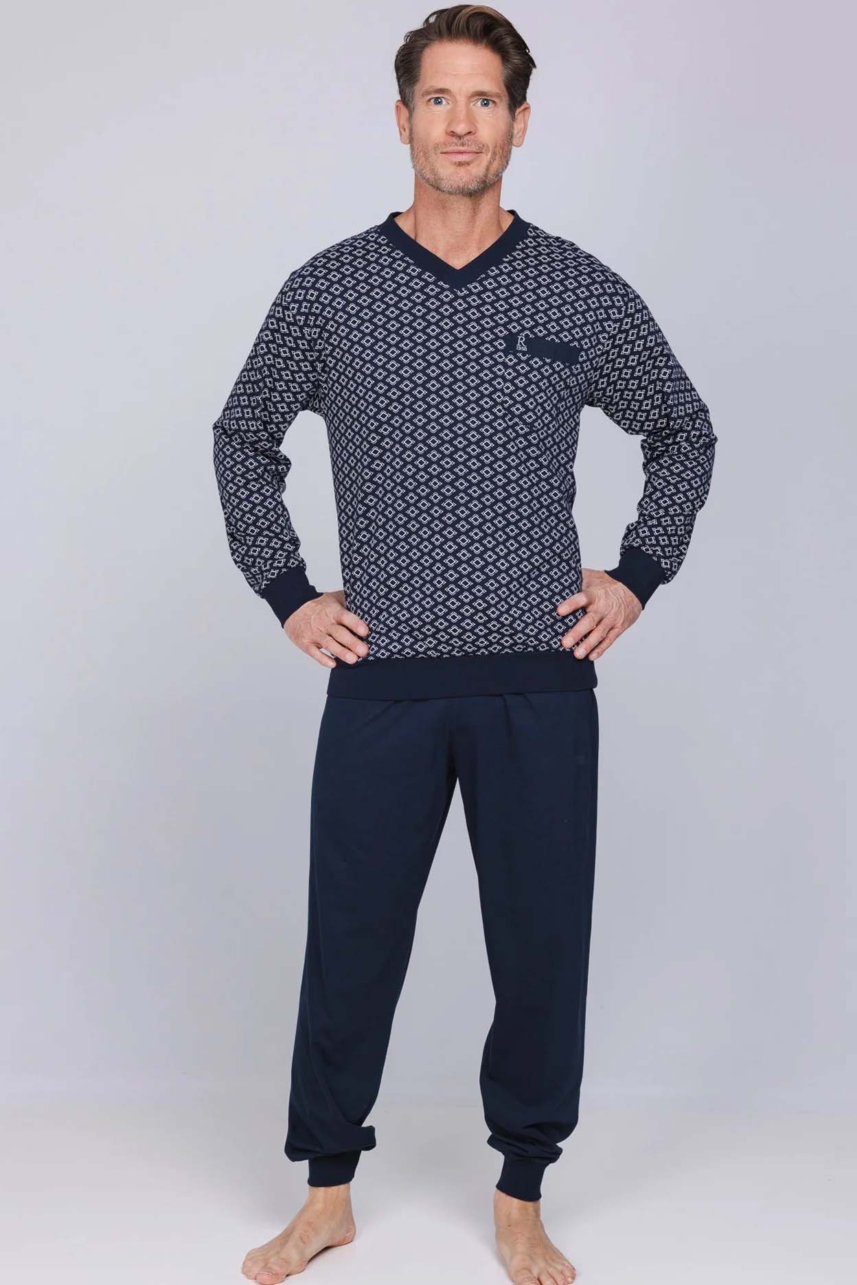 Robson Pyjama Graphic met V-hals