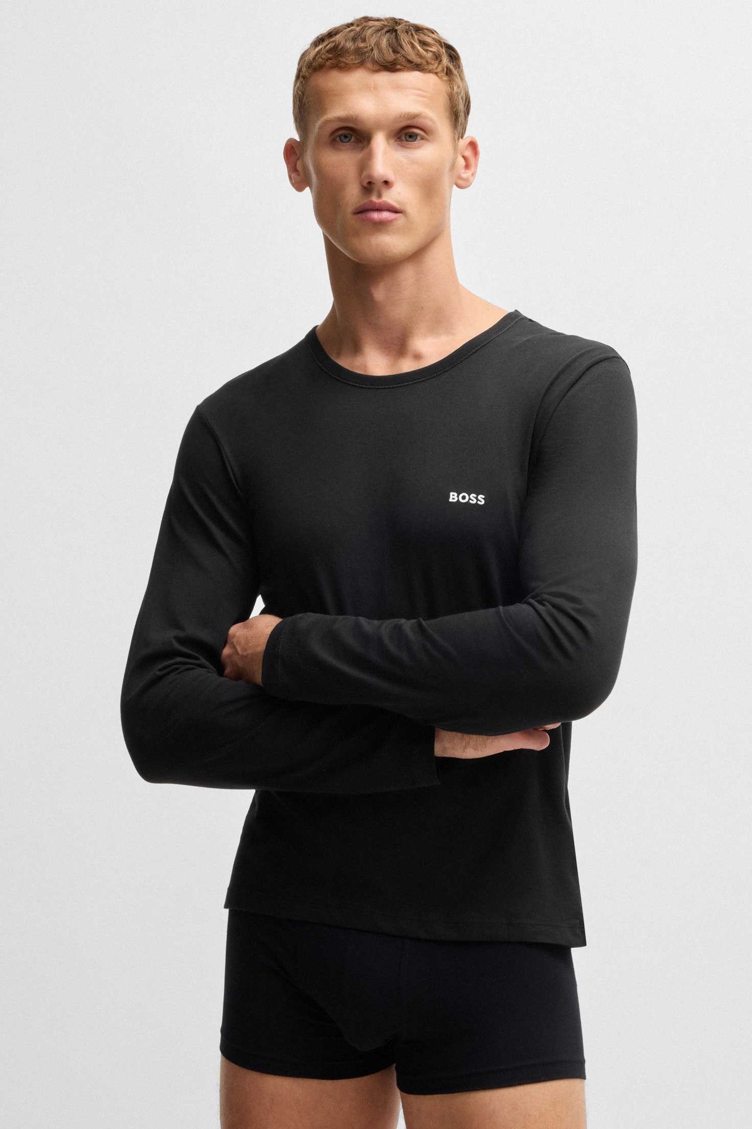 Boss T-shirt lange mouw 3-pack 