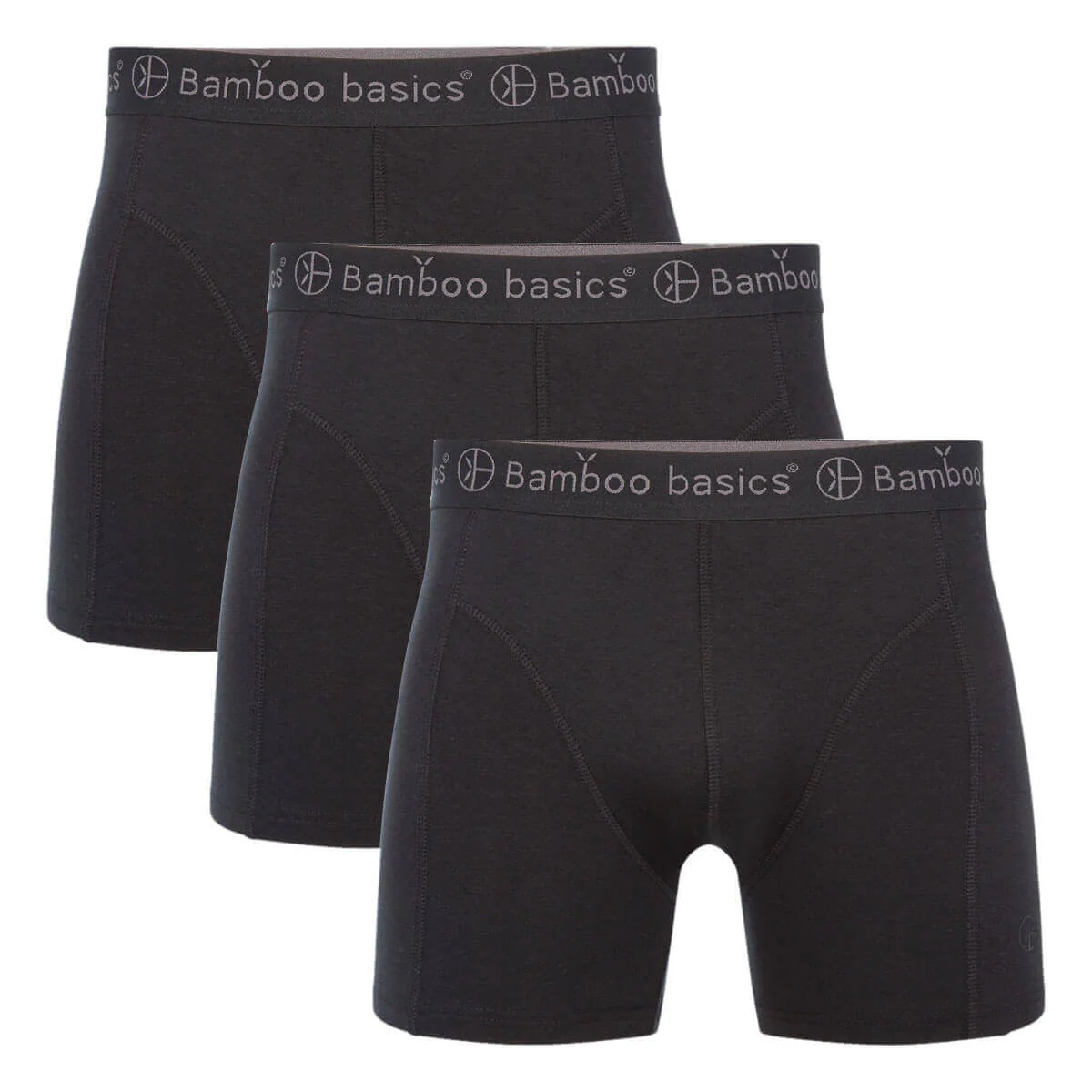 Bamboo basics 3-pack boxers Rico zwart