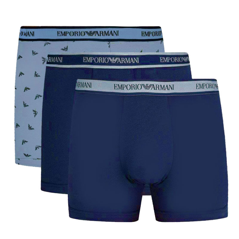Armani 3-pack boxershort blauw