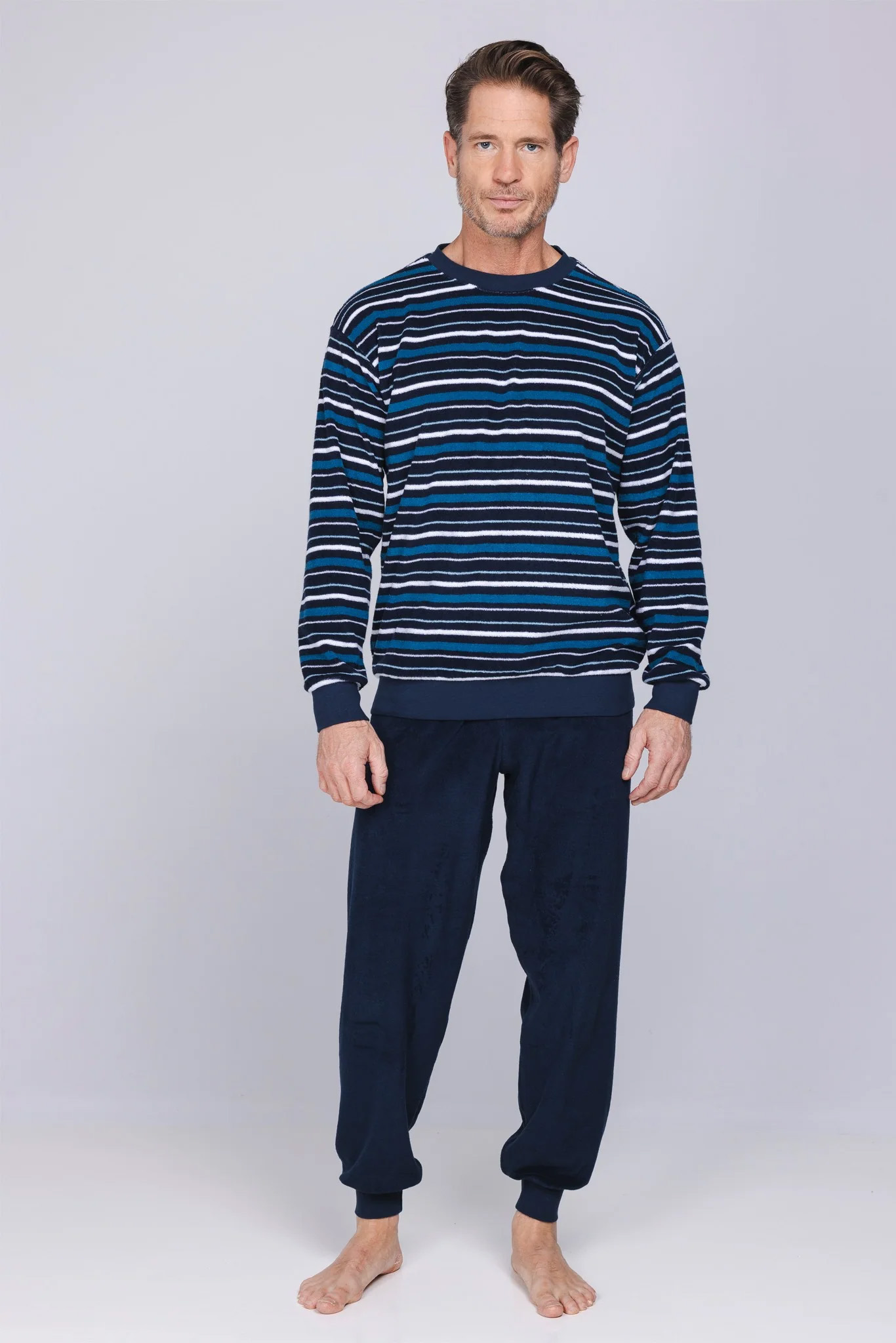 Robson pyjama badstof stripes