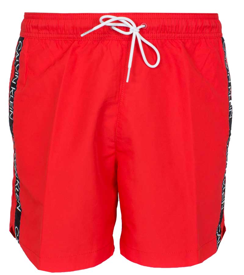 Calvin Klein zwemshort medium drawstring rood