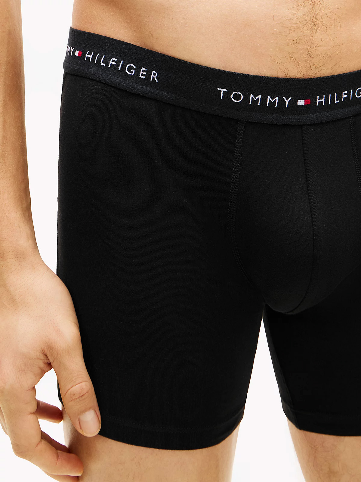 Tommy Hilfiger boxershorts microfiber 3-pack zwart