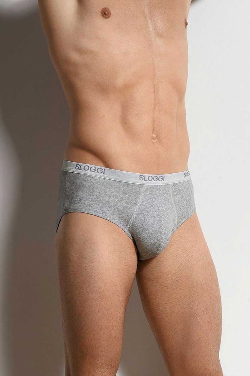 Sloggi Basic midi slip grijs