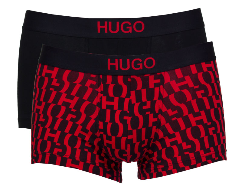 Hugo Boss shorts Hugo 2-pack print rood