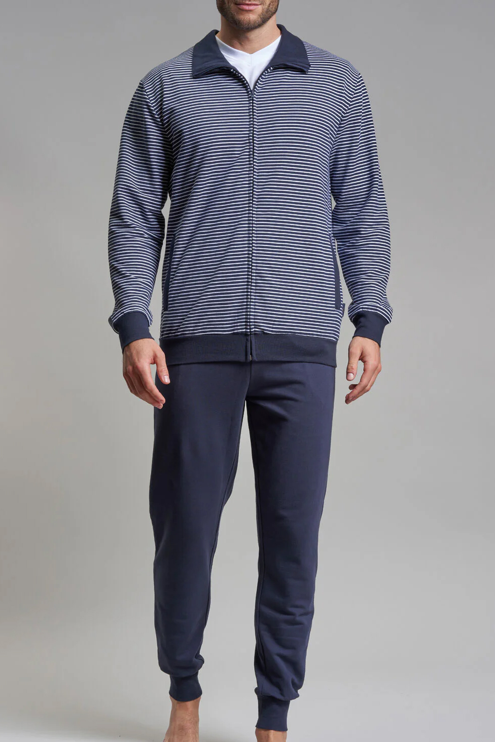 Gotzburg huispak blauw gestreept