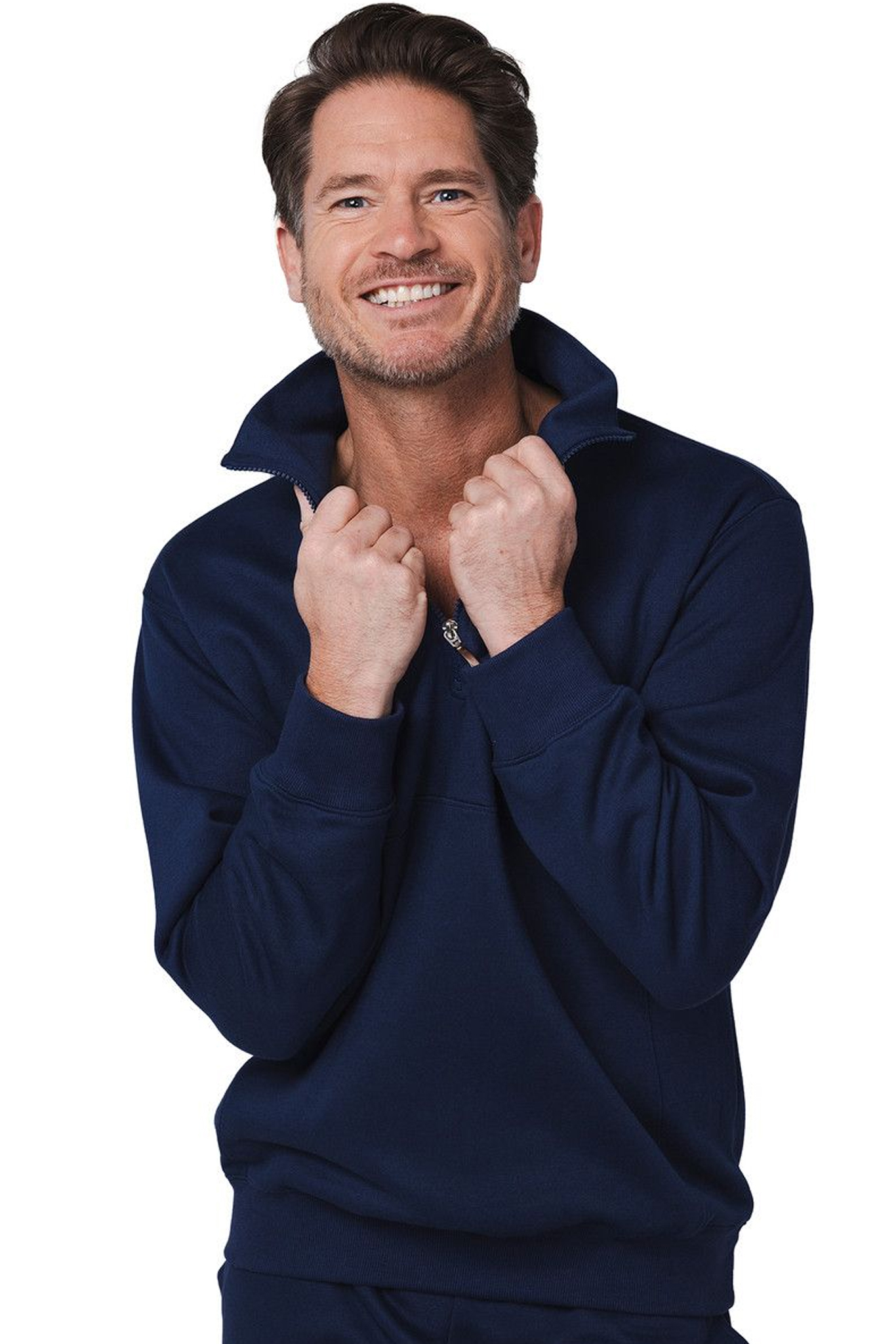 Pastunette Huispak met rits blauw  