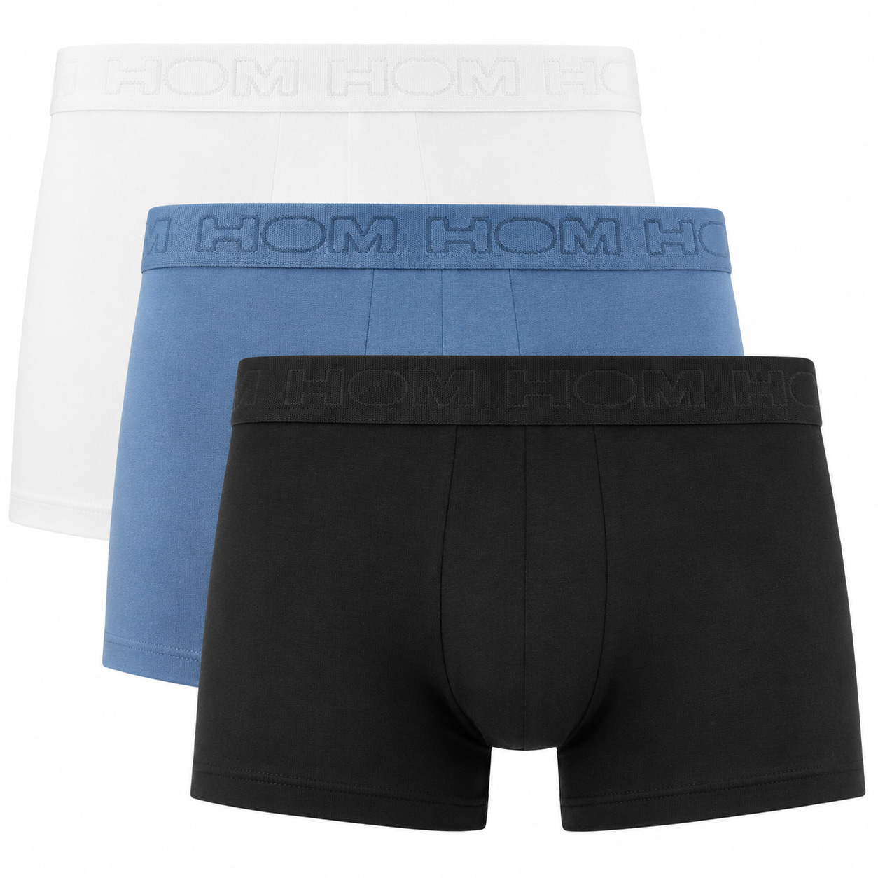 Hom Ho1 boxershorts Armand 3-pack blauw-wit-zwart