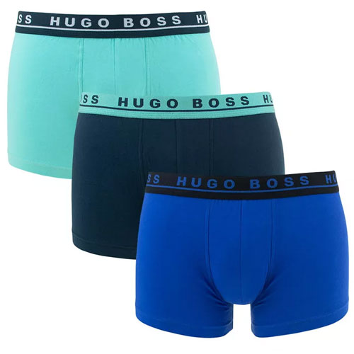 Hugo Boss boxershorts 3-pack groen bluaw