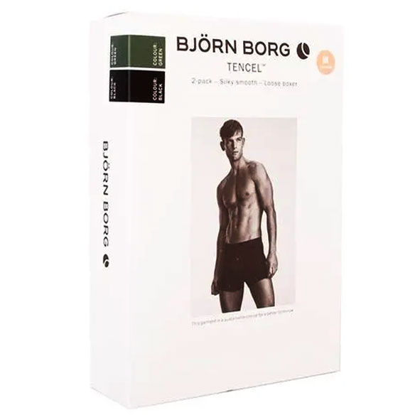 Bjorn Borg boxershorts tencel groen verpakking