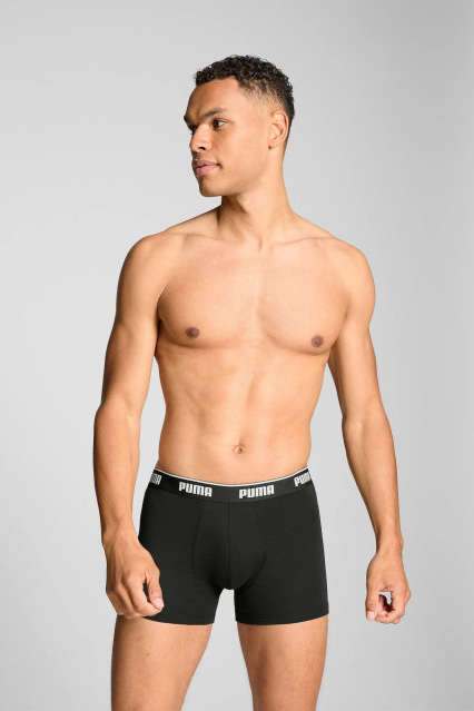 Puma Boxershorts 3-pack Comfort stretch zwart