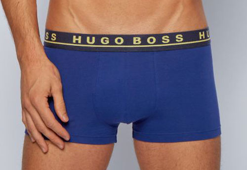 Hugo Boss boxershorts blauw 3-pack