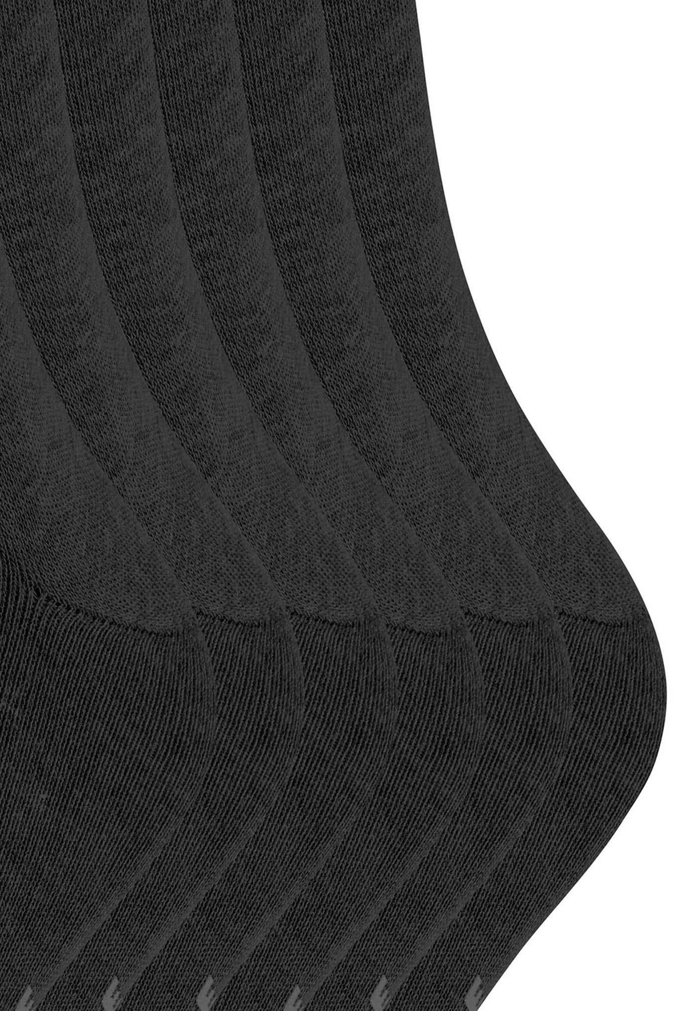 FALKE Happy heren sokken 6-paar antraciet