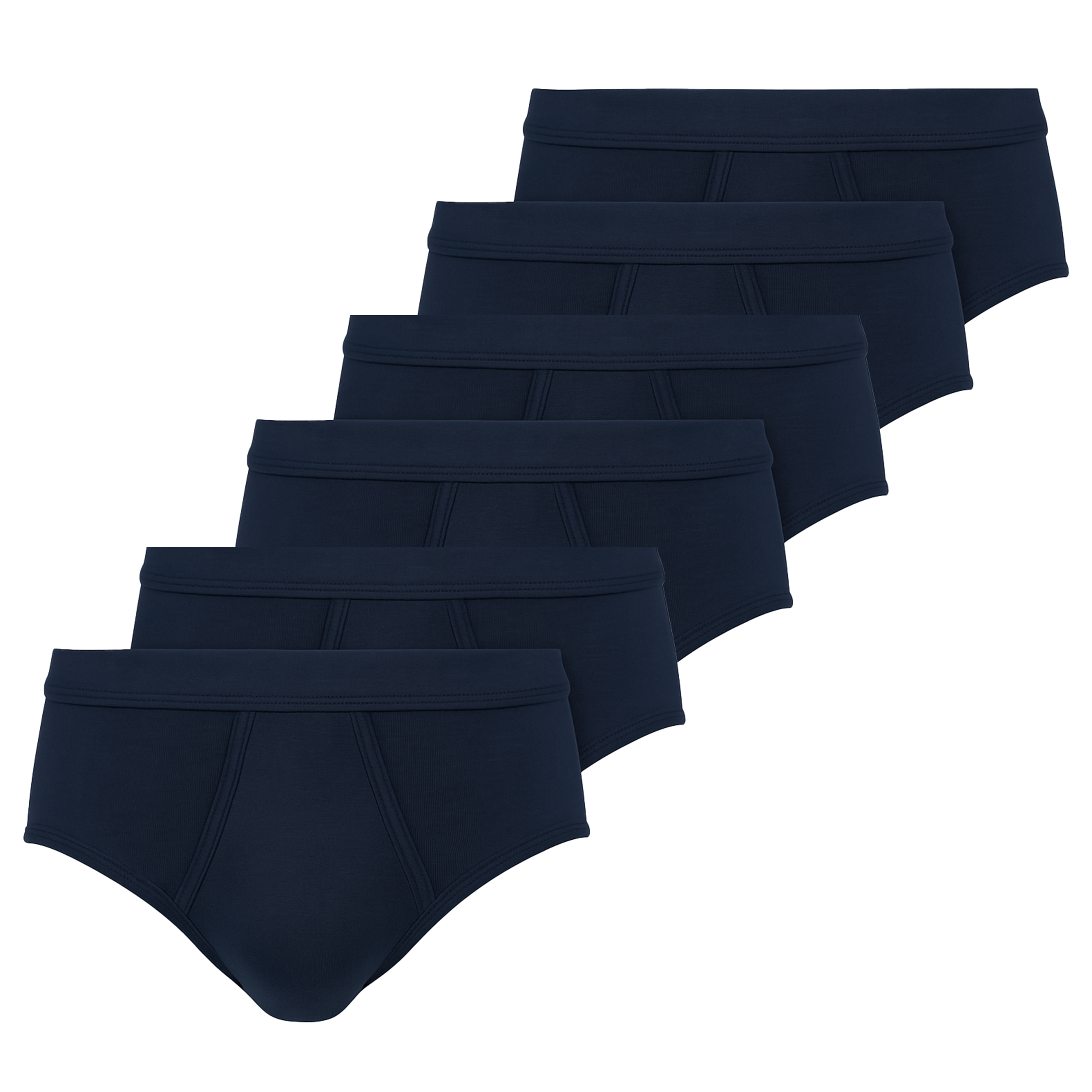 Schiesser Sportslip met gulp Essential 6-pack blauw