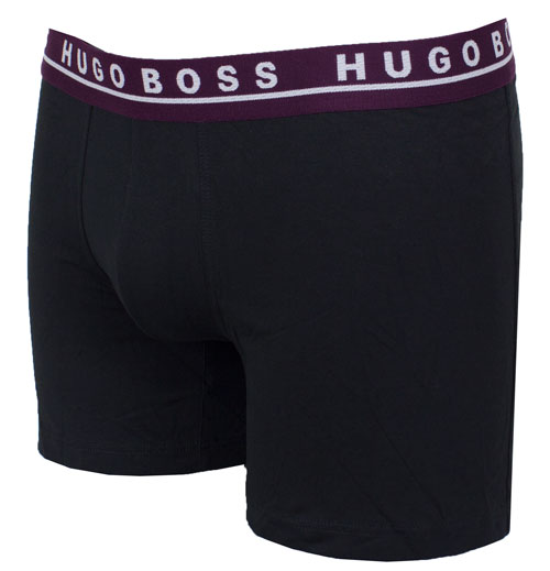 Hugo Boss boxershorts zijkant zwart