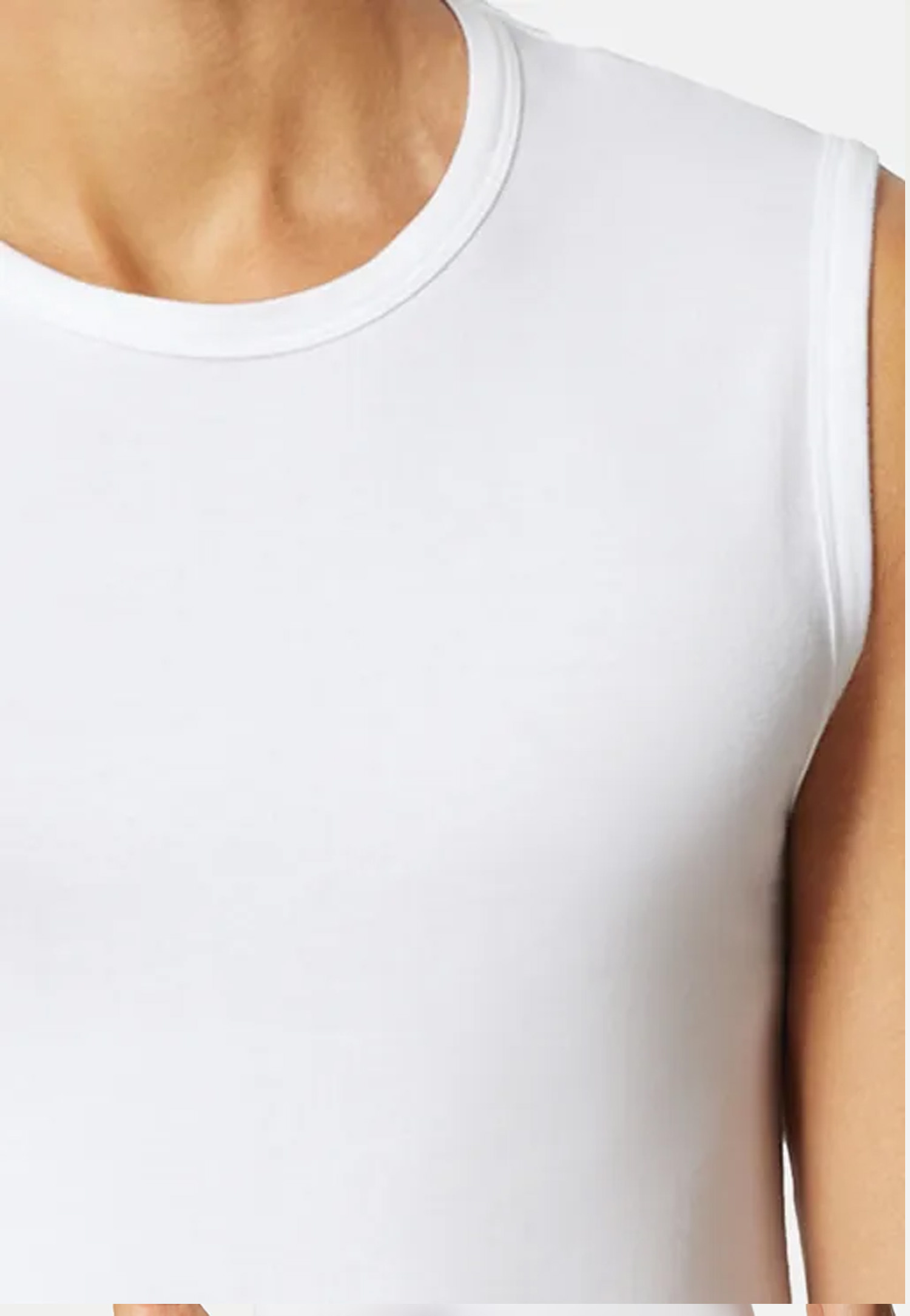 Schiesser Tanktop Uncover 4-pack wit