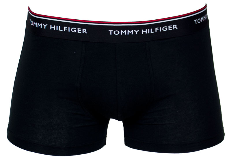 Tommy Hilfiger boxershorts 3-pack Essentials zwart voorkant