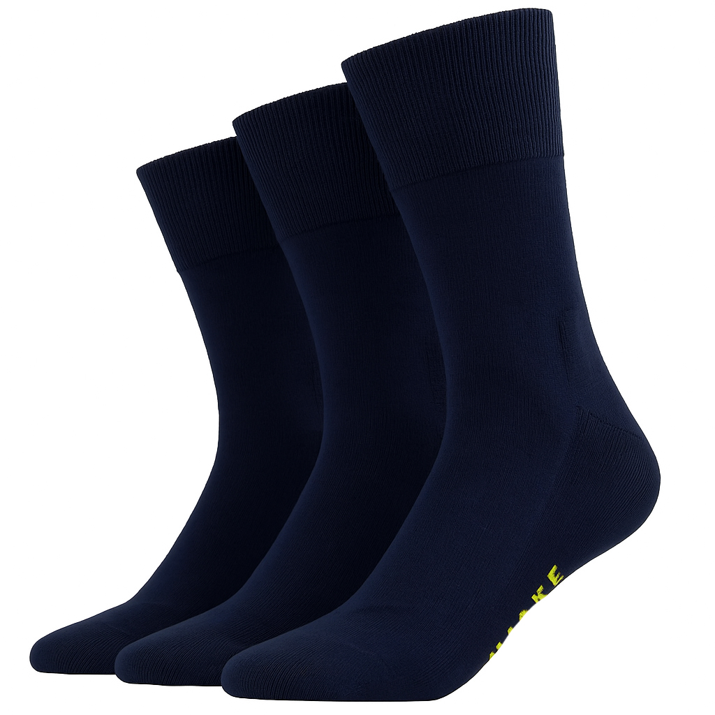 FALKE Run sokken blauw 3-paar