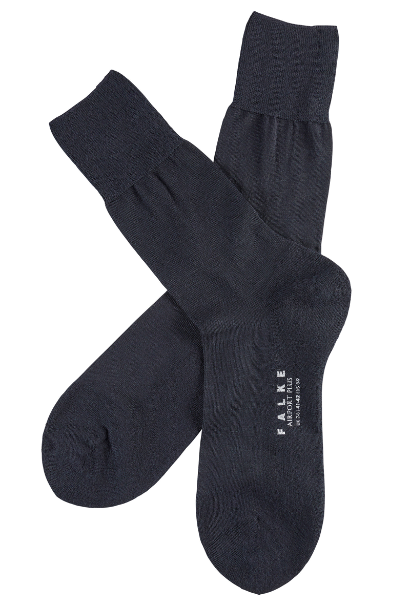 Falke herensokken donkerblauw Airport plus