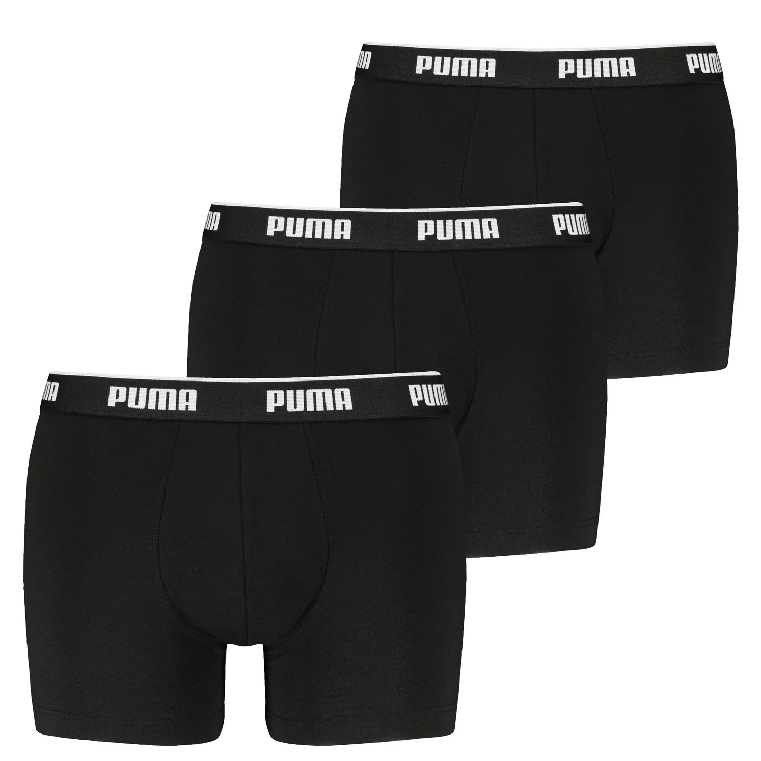 Puma Boxershorts 3-pack Comfort stretch zwart