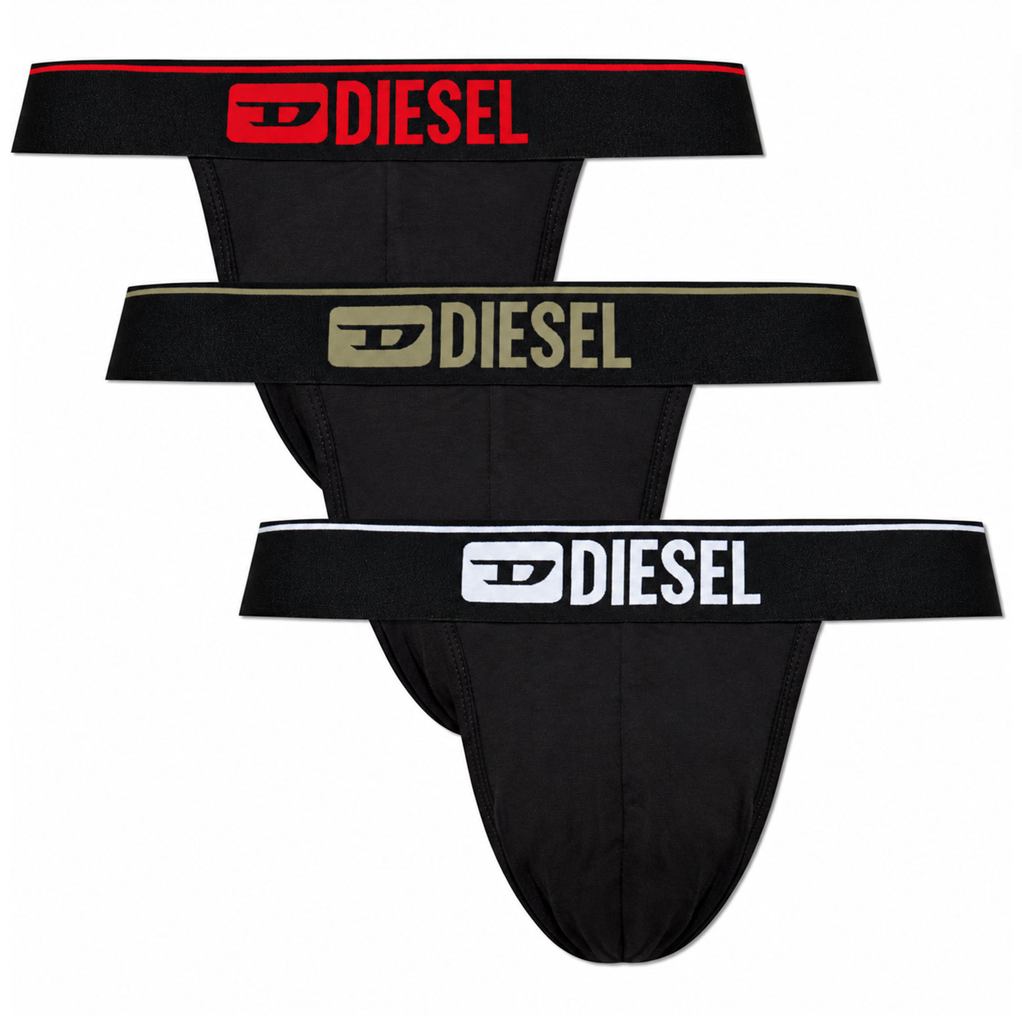 Diesel Herenstring Fritz 3-pack zwart
