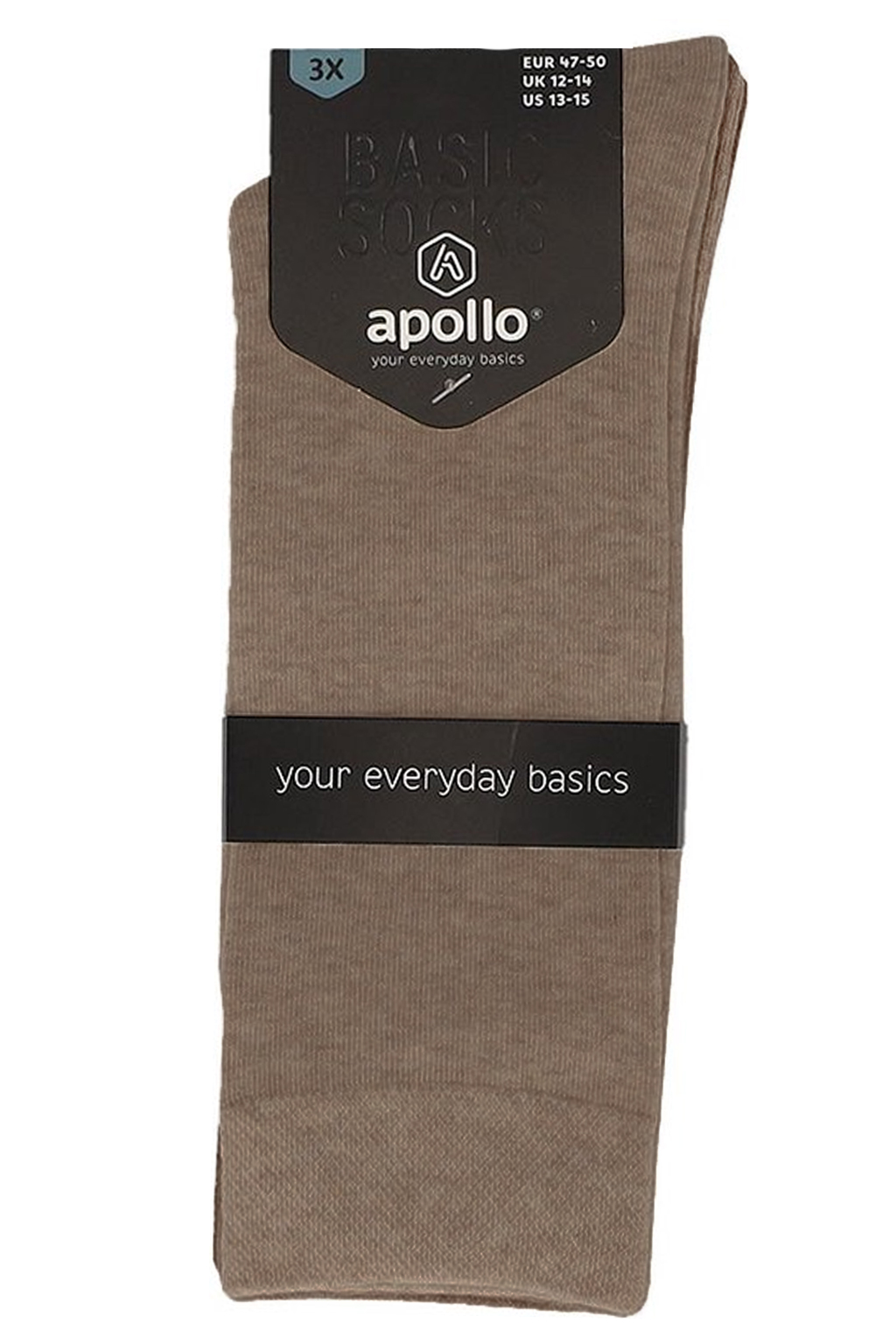 Apollo heren sokken 3-paar 