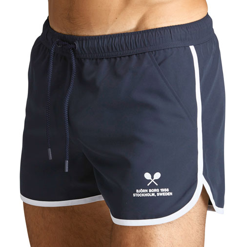 Bjorn Borg Sandro blauw-wit zijkant