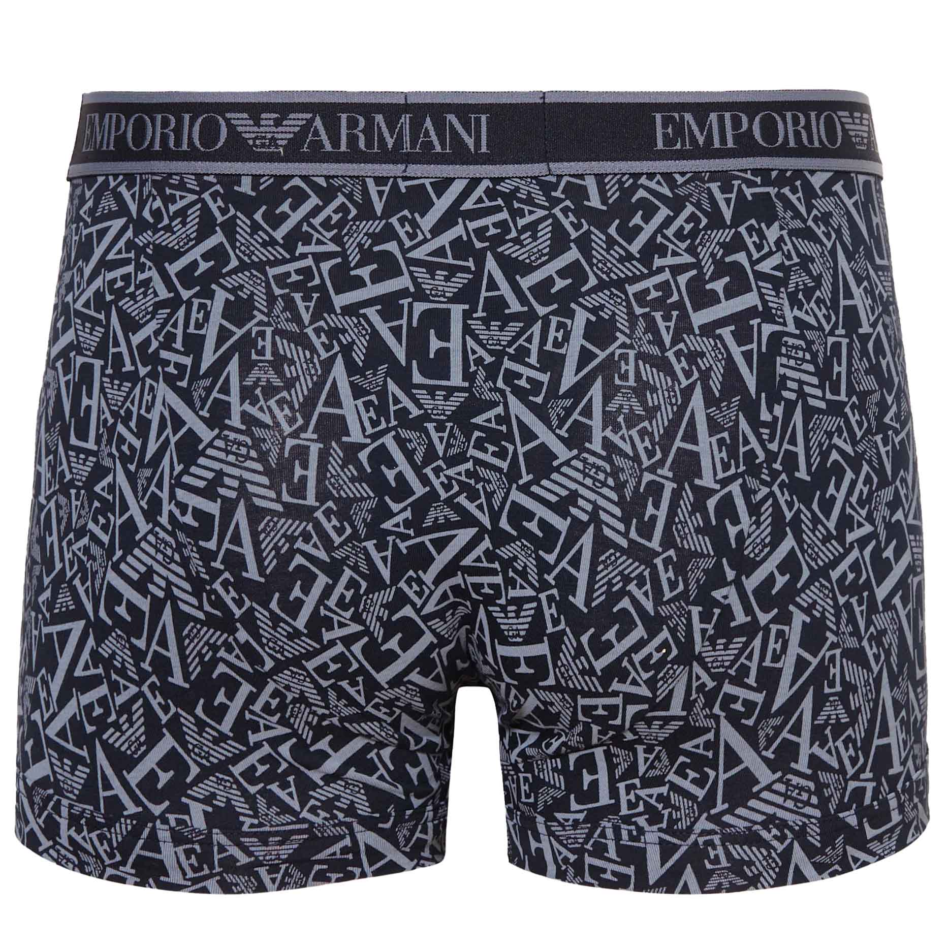 Armani boxershort 3-pack met Logo blauw