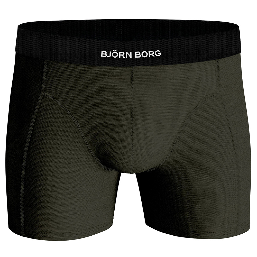 Bjorn Borg Boxershorts Organic cotton 3-pack groen-zwart
