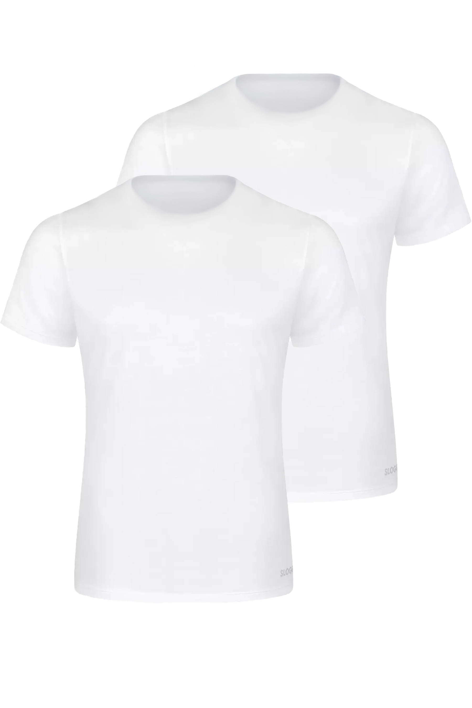 Sloggi T-shirts GO ABC 2-pack wit