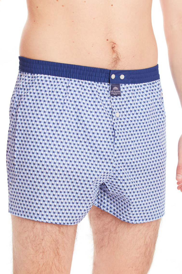 Mc Alson boxer lichtblauw met ijslolly print  