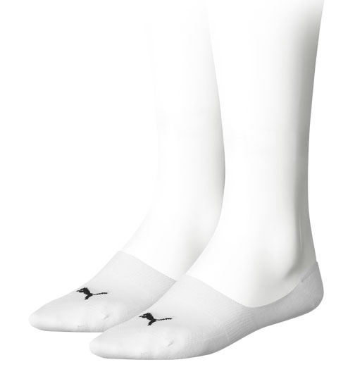 Puma Footie sokken 2-paar wit