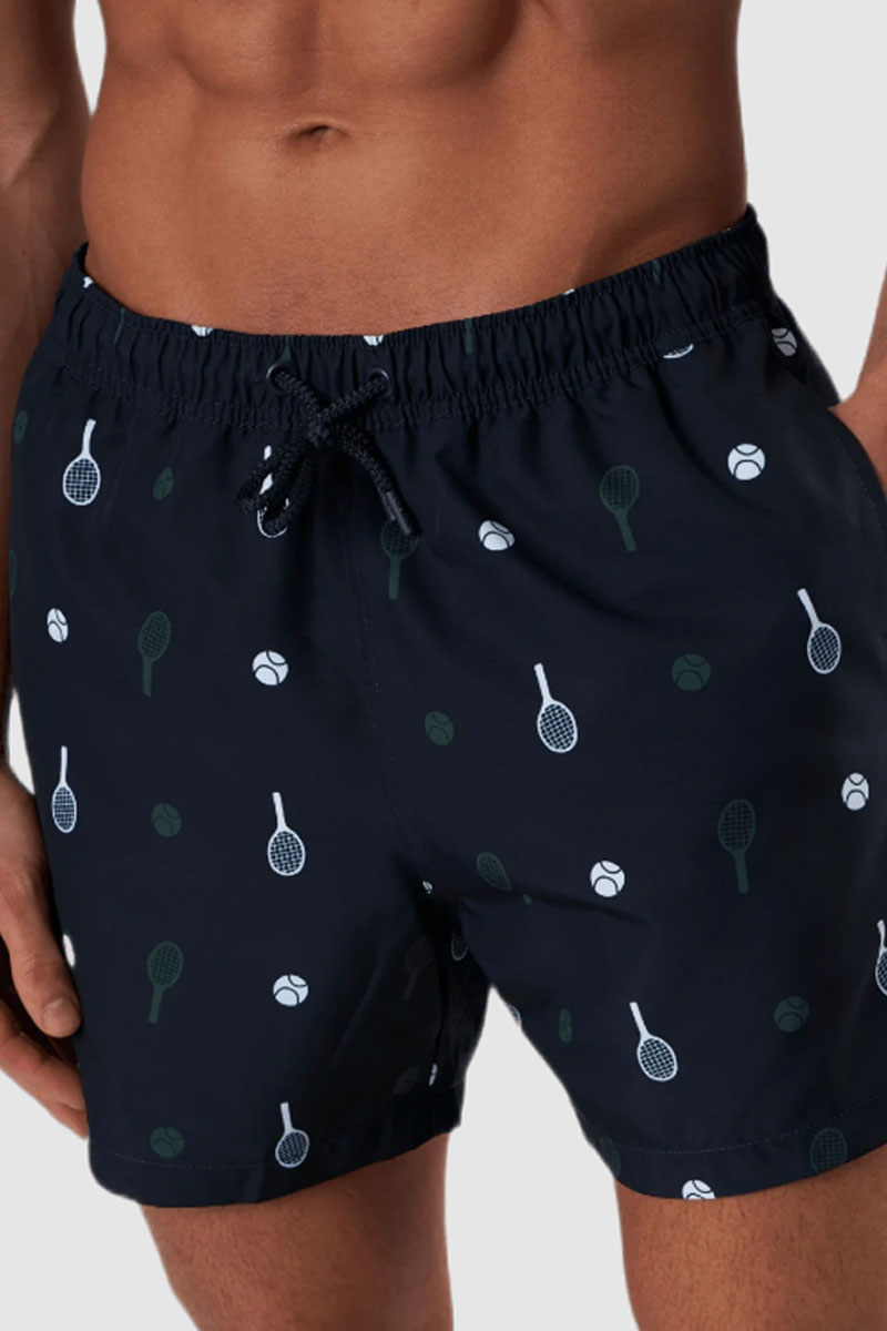 Bjorn Borg Zwemshort Sylvester Tennis zwart