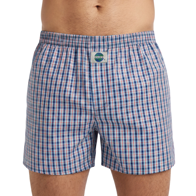 Deal boxer blauw-wit-rood ruitje 192304