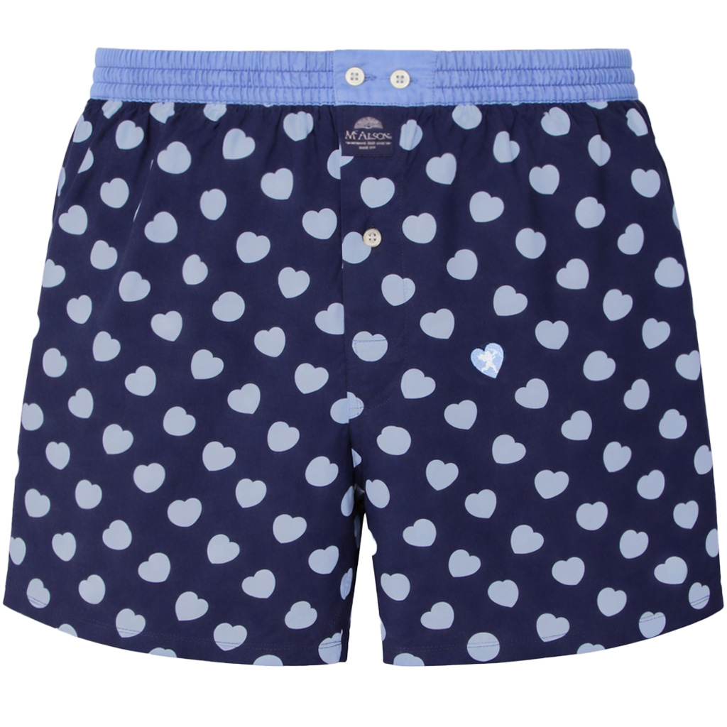 McAlson Boxer Passion hearts navy