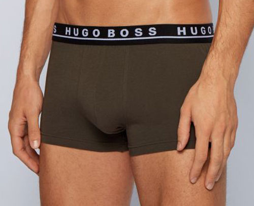 Hugo Boss boxershorts groen 3-pack