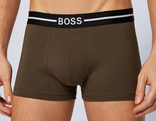 Hugo Boss boxershorts 3-pack groen voorkant