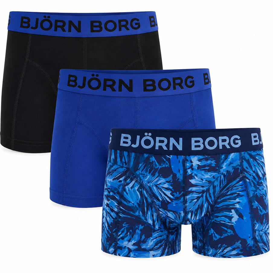 Bjorn Borg boxershort for Boys 3-pack blauw-zwart