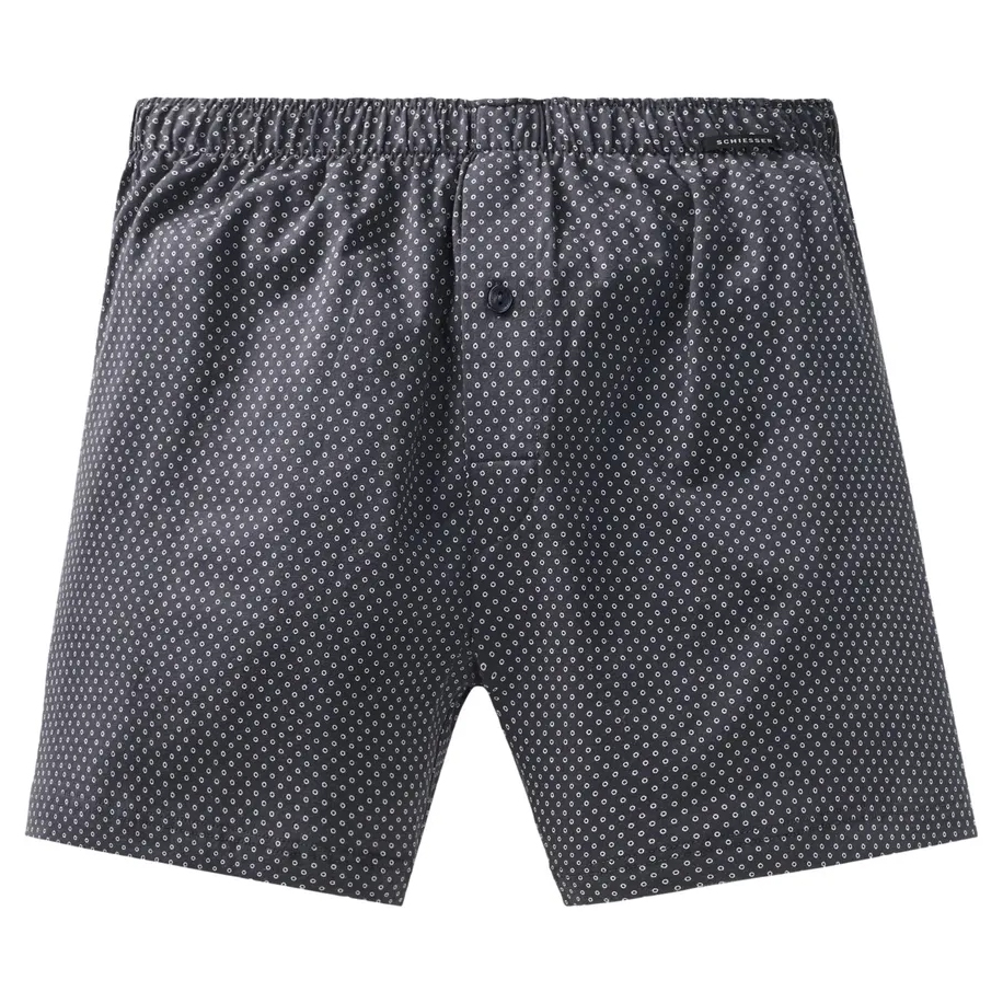 Boxer jersey wijd model grijs met printje