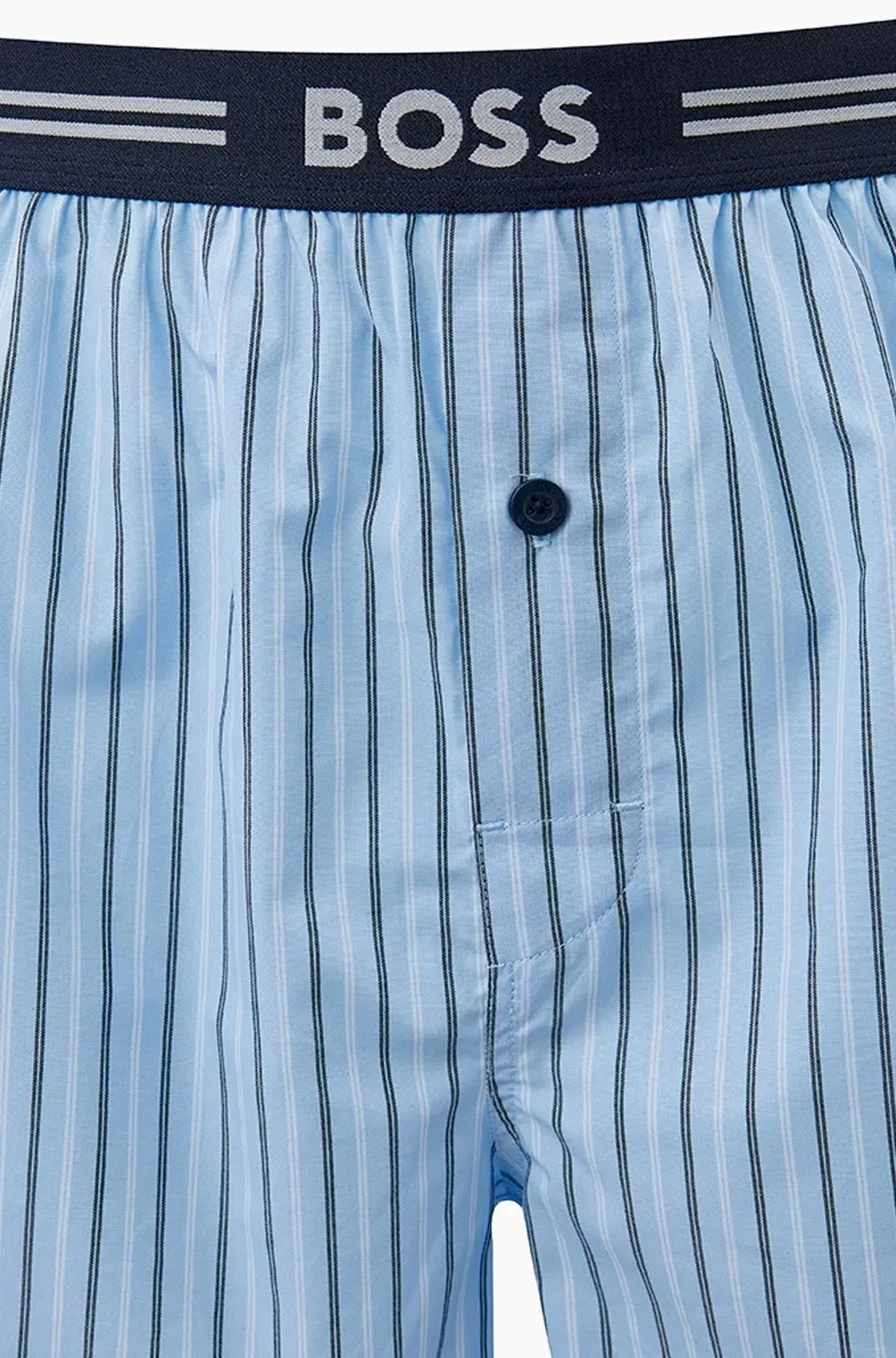 Boss Boxers wijd 3-pack blue - blauw