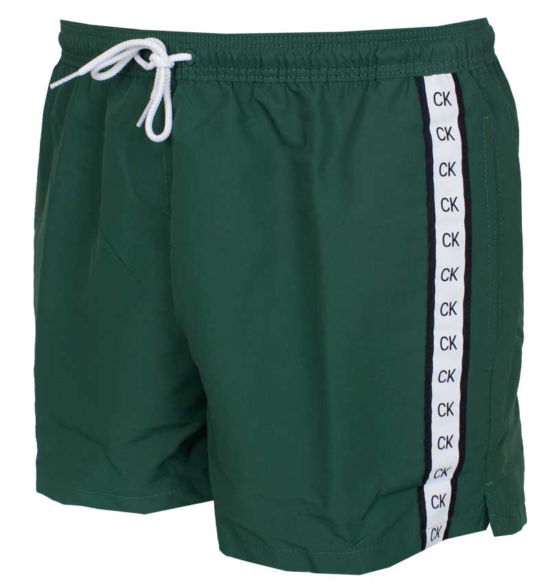 zwemshort Calvin Klein Medium drawstring groen zijkant