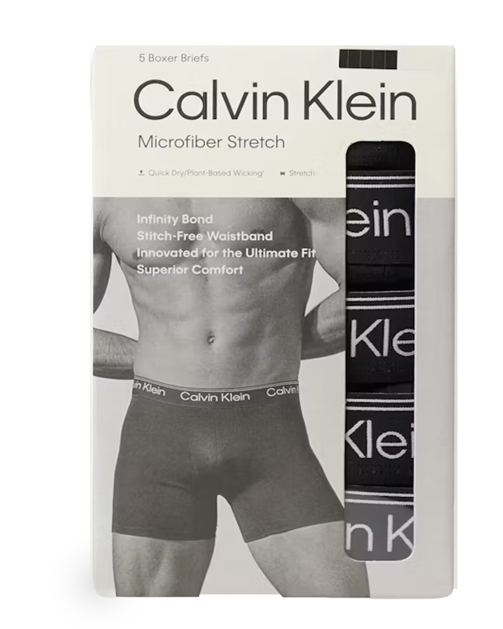  Calvin Klein microfiber boxershort lang 5-pack  