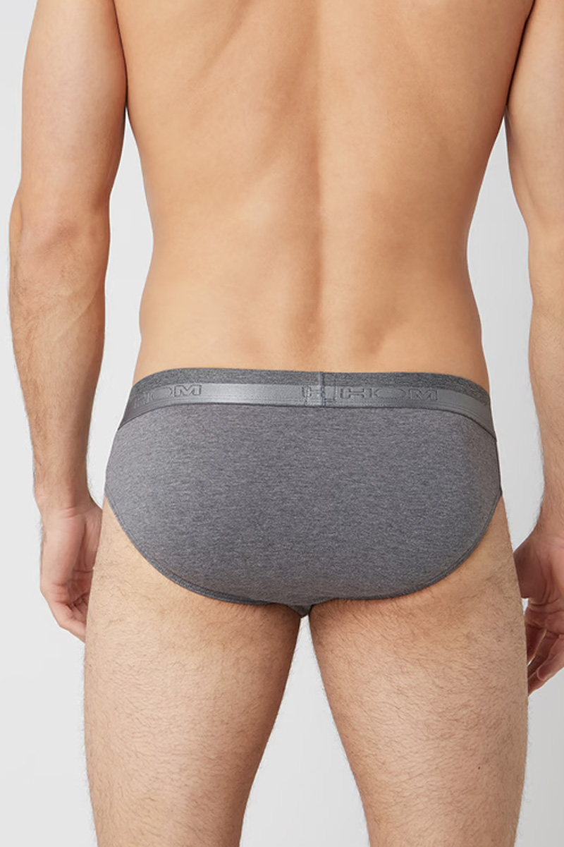 Hom Ho1 mini slip met horizontale gulp grijs mêlee