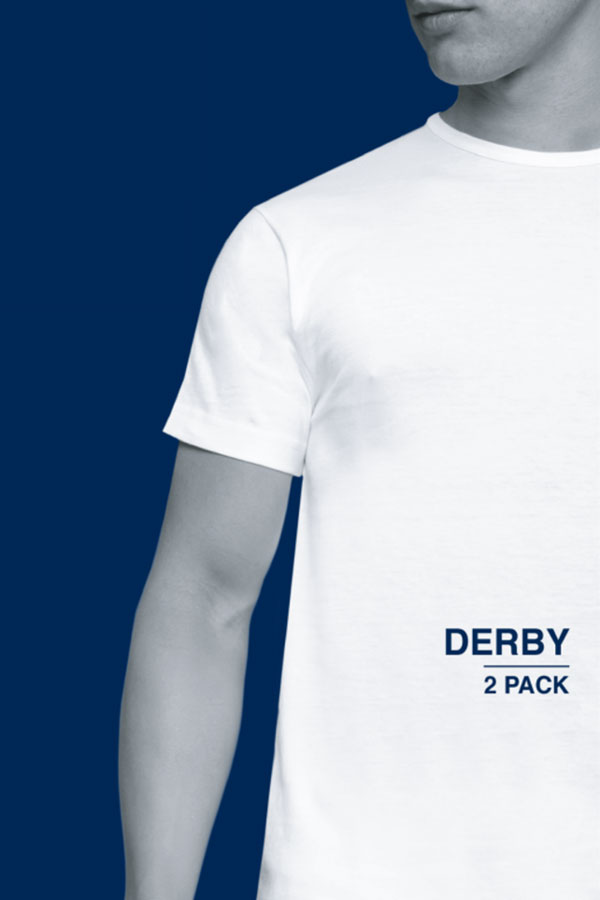 Alan Red T-shirts Derby 2-pack blauw