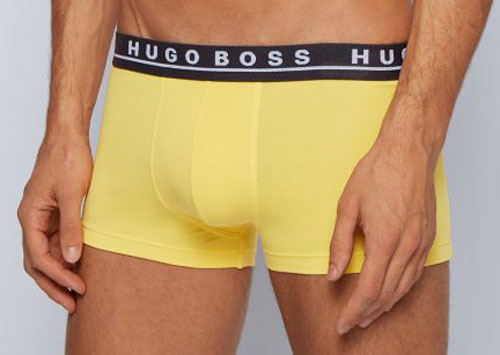 Hugo Boss boxershorts 3-pack geel