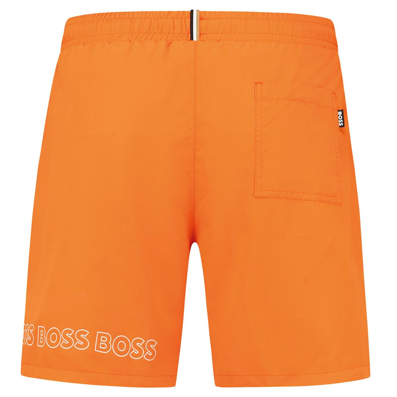 Hugo Boss Dolphin oranje zwembroek achter