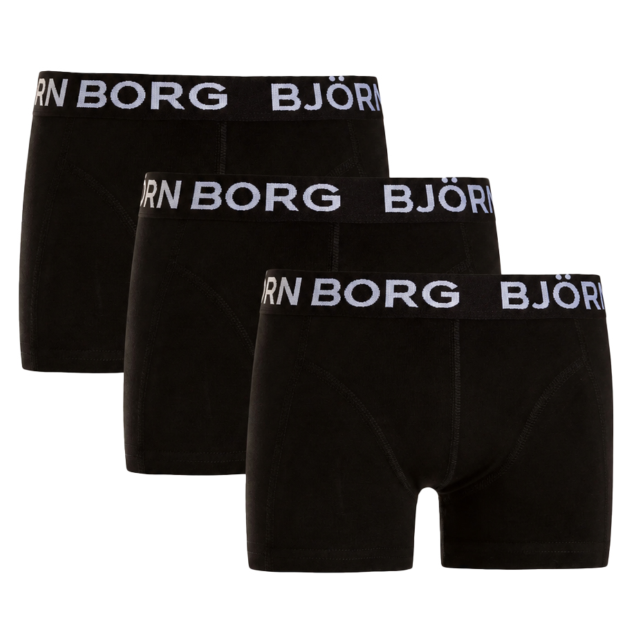 Bjorn Borg boys boxers 3-pack zwart