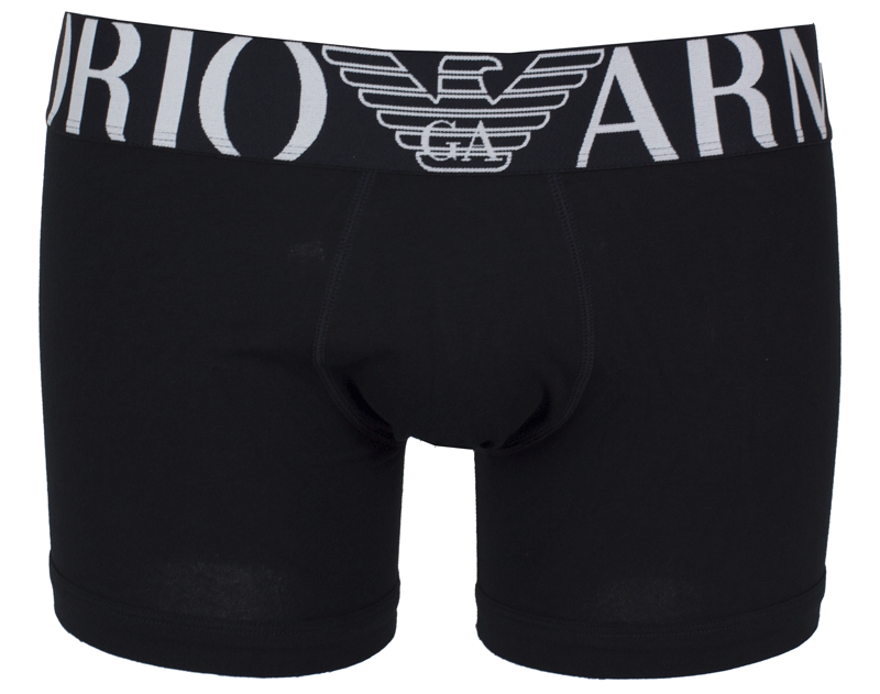 Armani boxershort zwart met mega logo