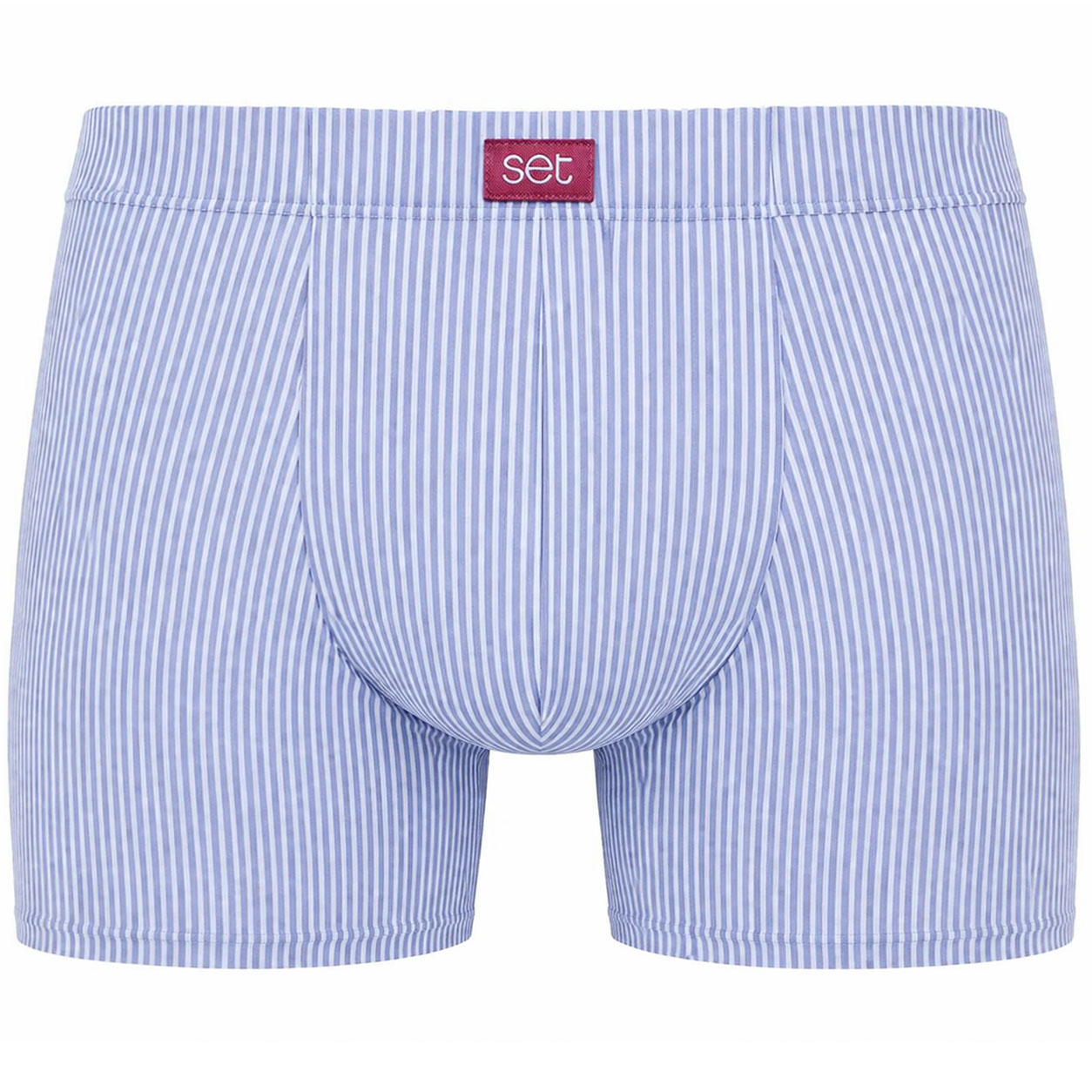 Set Boxershort Stripes blauw gestreept